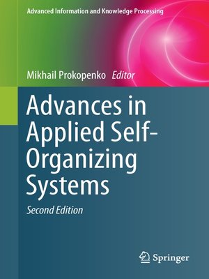 cover image of Advances in Applied Self-Organizing Systems